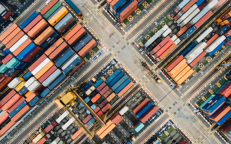 Container terminal and transport infrastructure